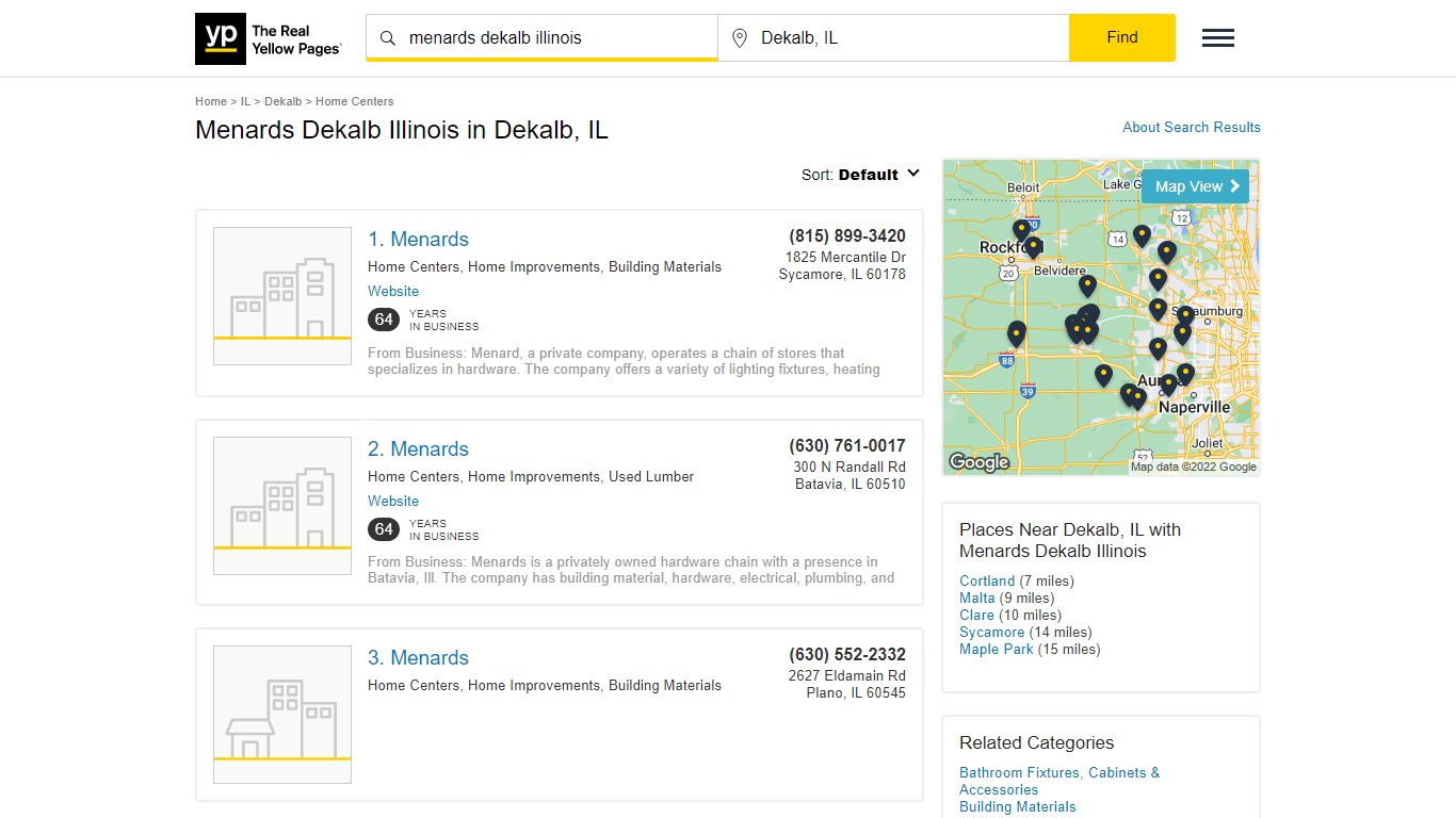 Menards Dekalb Illinois in Dekalb, IL with Reviews - YP.com